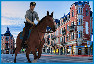 Police Horse Chase 3D