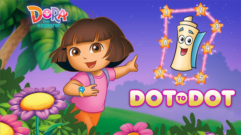 Dora the Explorer Dot to Dot - Fun Dora Game