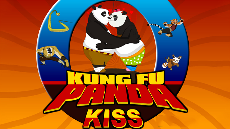 Kung Fu Panda Kiss - Amazing Kissing Game