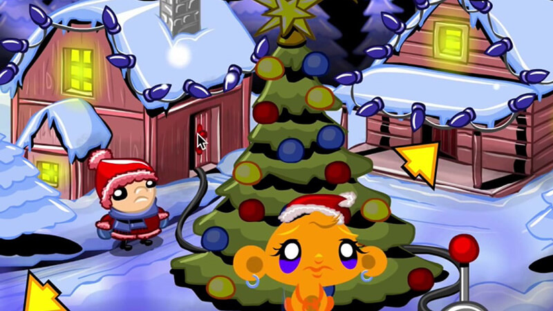 Monkey Go Happy Christmas Tree - horse-games.org